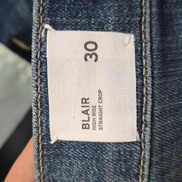 Hudson Jeans Women's Dark Blue Straight Jeans (Blair Style) - Picture 5 of 11